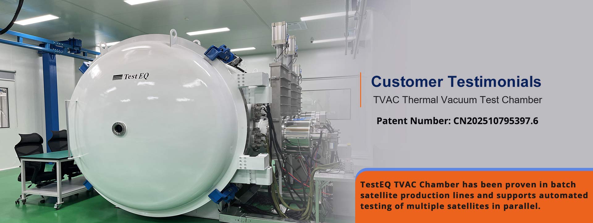 Thermal vacuum test chamber